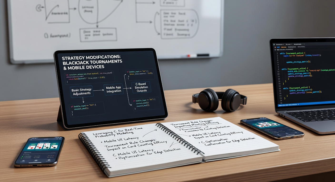 Analyse von Blackjack-Strategien mit mobilen Tools und Anreizen